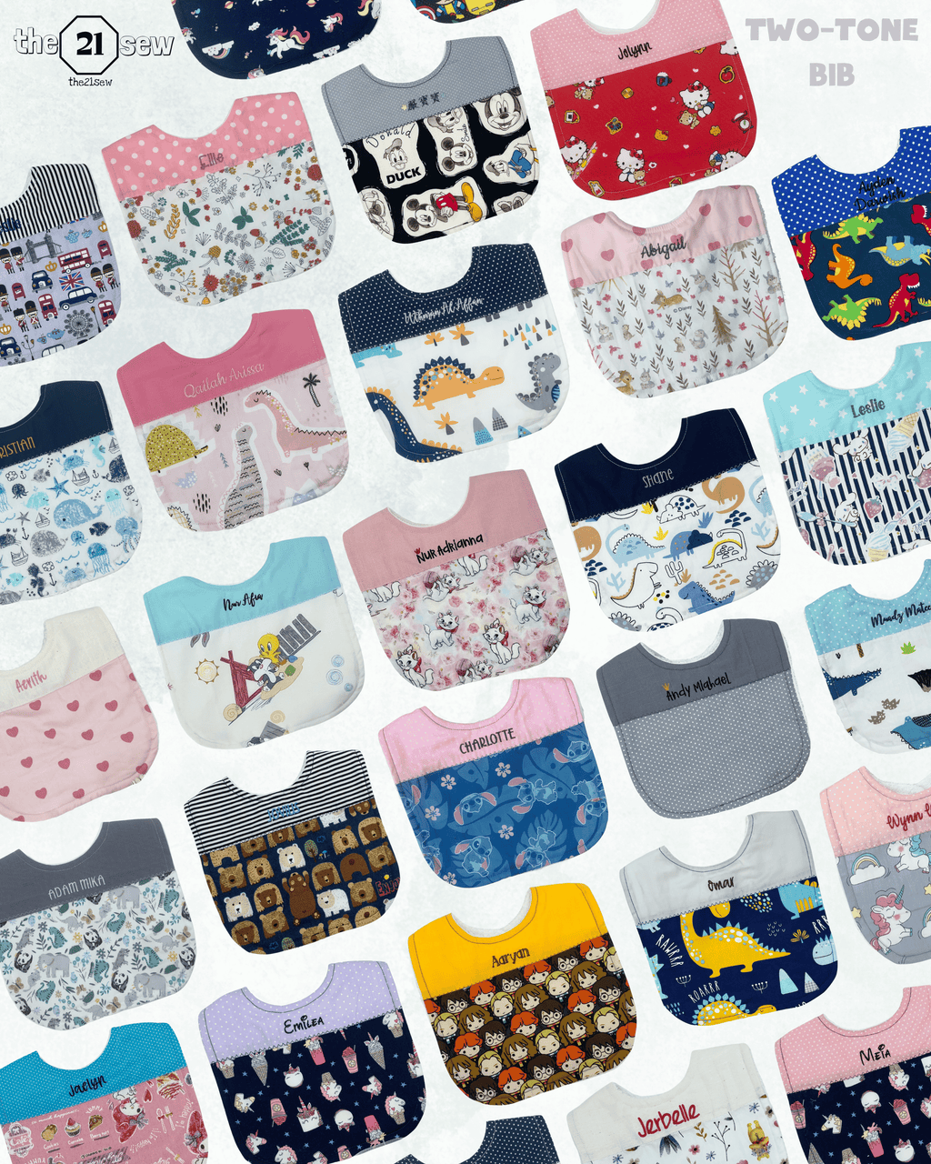 Two-Tone Bib