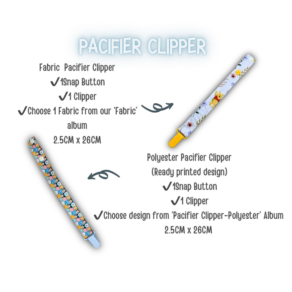 Polyester Pacifier Clipper